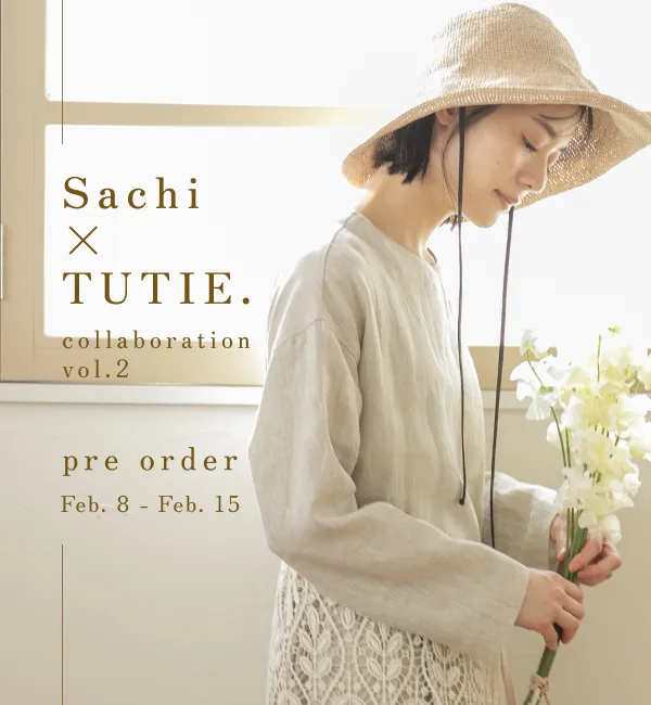 2026SS sachi×TUTIE.コラボ