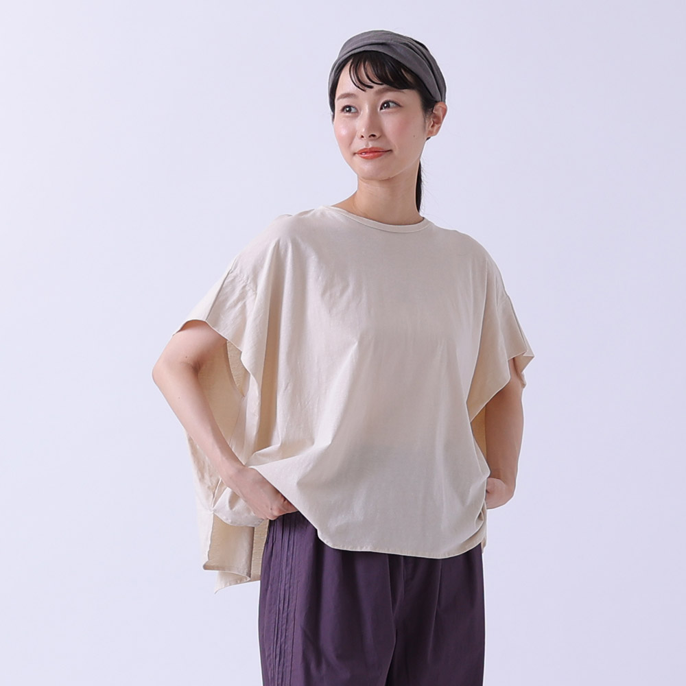 ＴＵＴＩＥ．（ツチエ）コットンリネンスクエアプルオーバー【0623US 