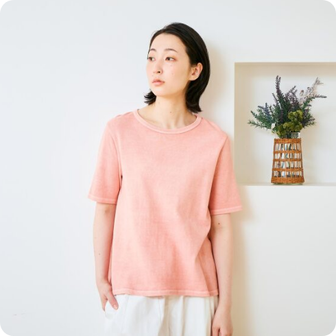 -土へ還る-ベンガラ染めTシャツ【WEB限定】