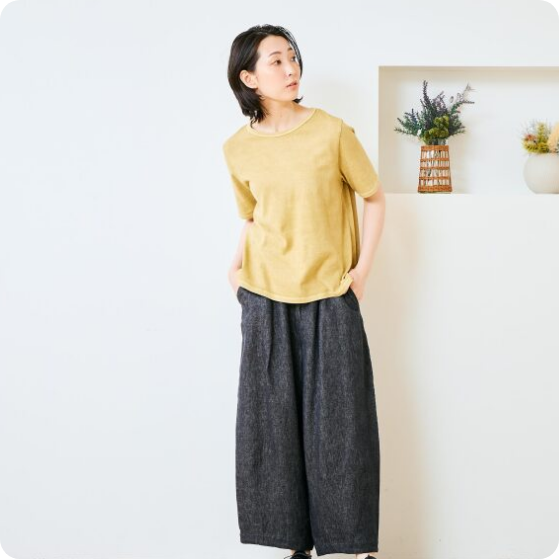 -土へ還る-ベンガラ染めTシャツ【WEB限定】