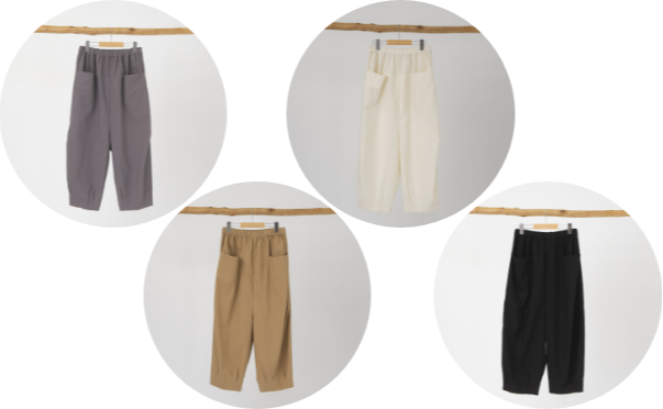 【みーのさんコラボ】コットンリネンサルエルパンツ / 受注生産 / 4月上旬お届け