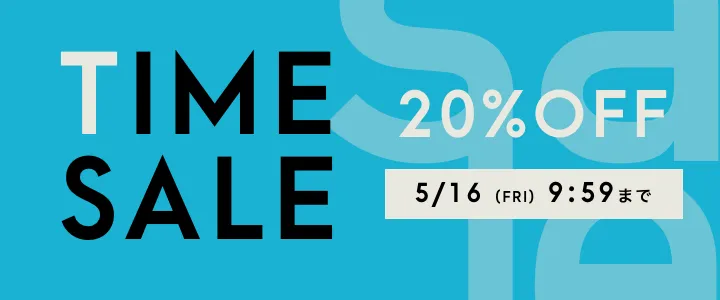TIME SALE ALL 20%OFF